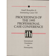 Proceedings of the 1995 Professional Case Conference Proceedings of the 1995 Professional Case Conference